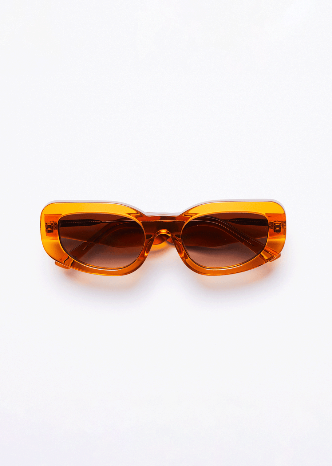 AFENDS Unisex Super Haze - Sunglasses - Clear Orange 