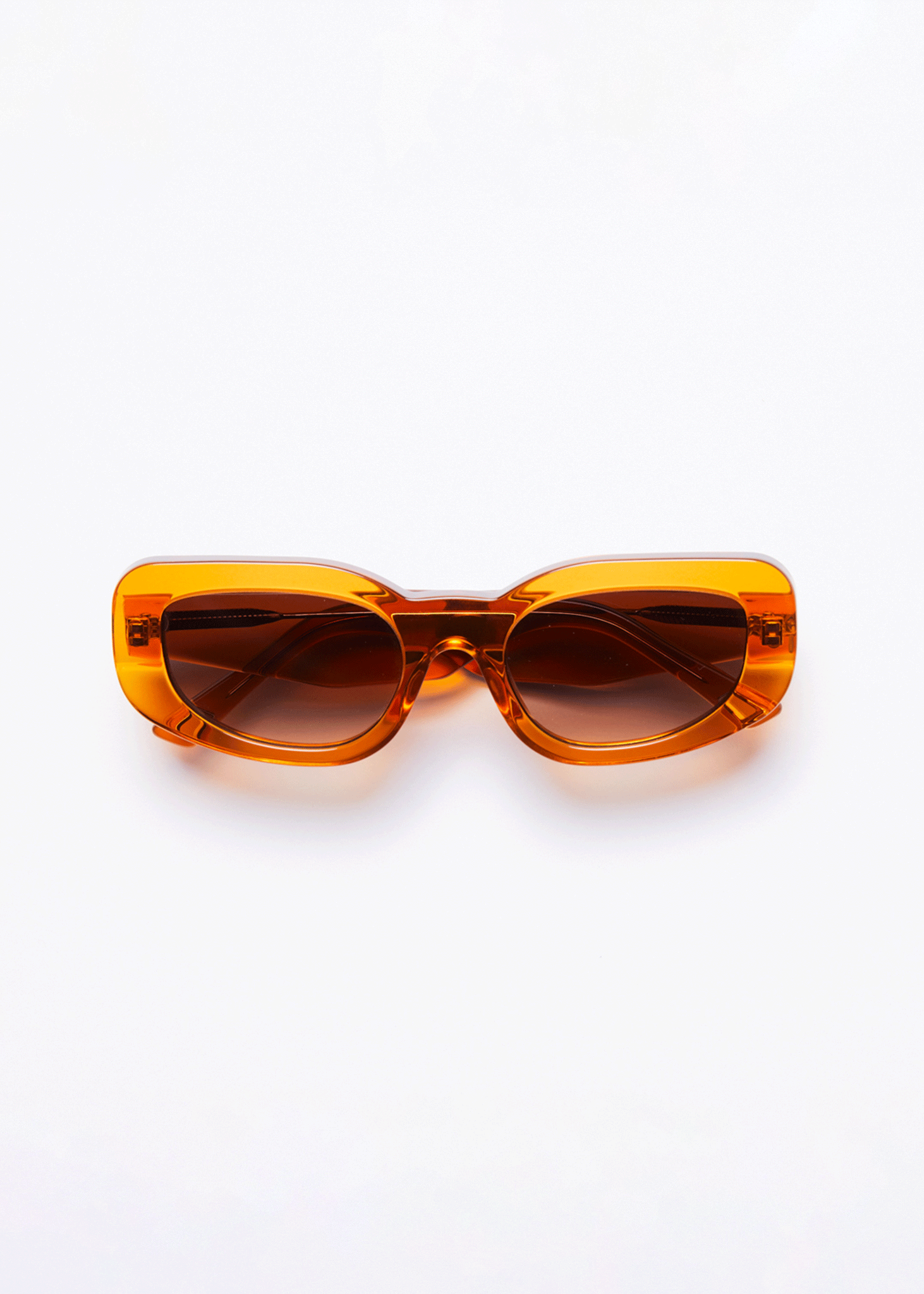 AFENDS Unisex Super Haze - Sunglasses - Clear Orange 