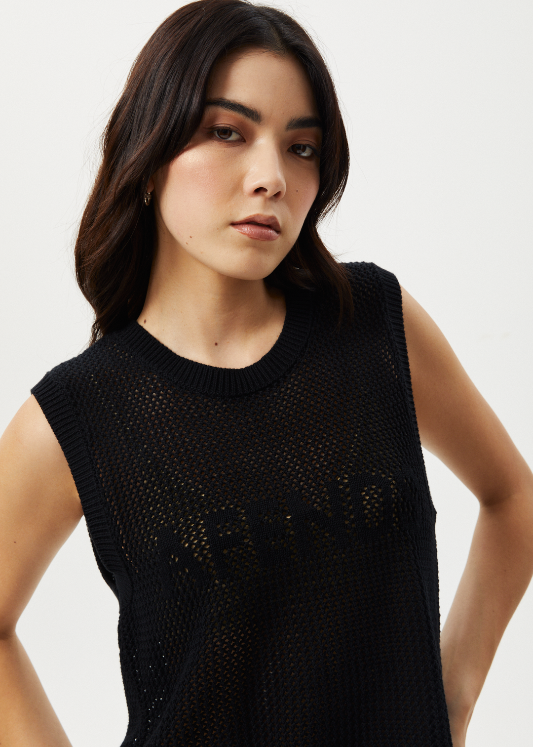 AFENDS Womens Ryder - Knit Tank - Black 