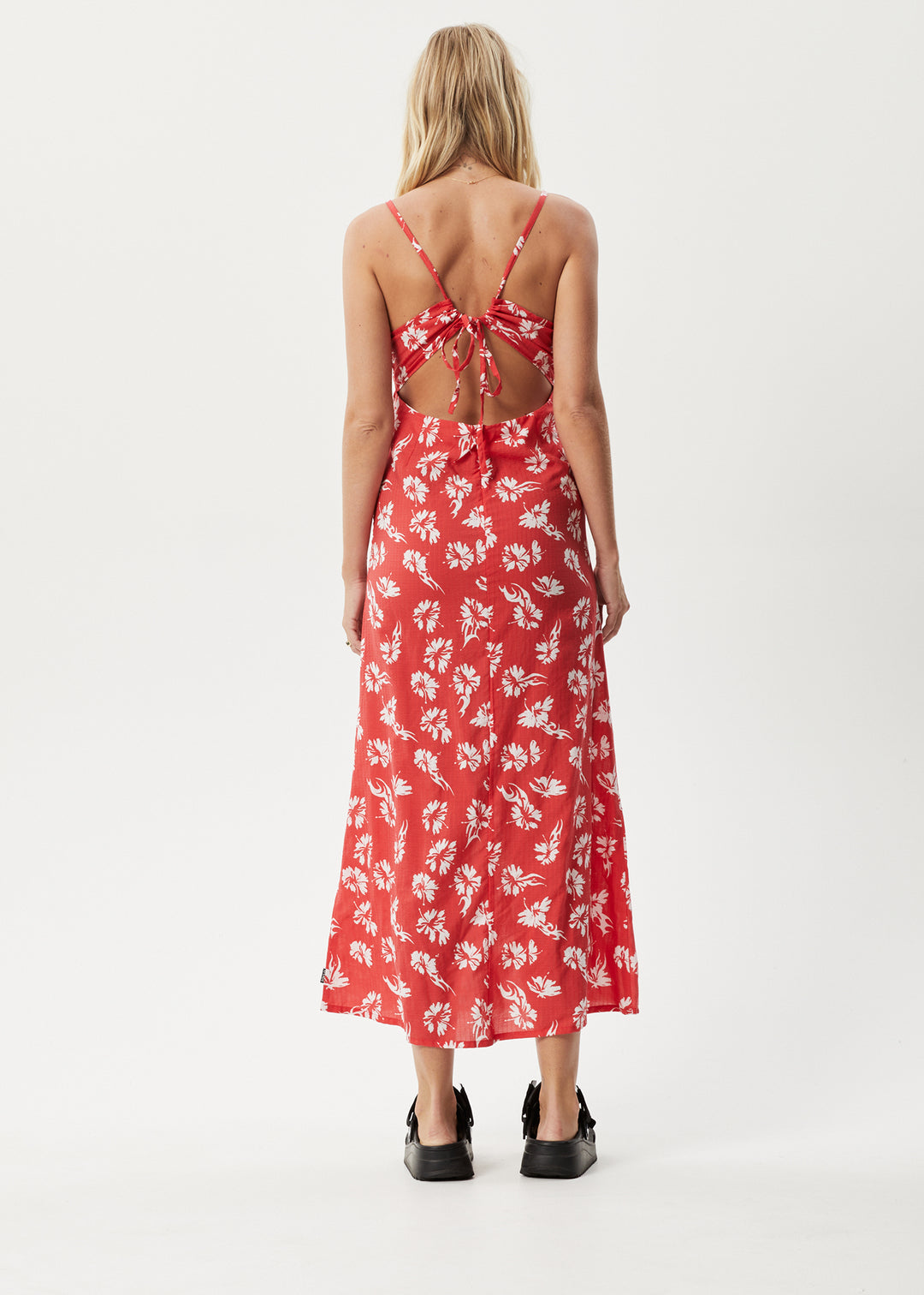 AFENDS Womens Hibiscus - Maxi Dress - Hibiscus 