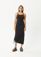 Afends Womens Muse - Organic Maxi Dress - Black - Afends womens muse   organic maxi dress   black 
