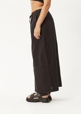 Afends Womens Fuji -  Maxi Skirt - Black - Afends womens fuji    maxi skirt   black 