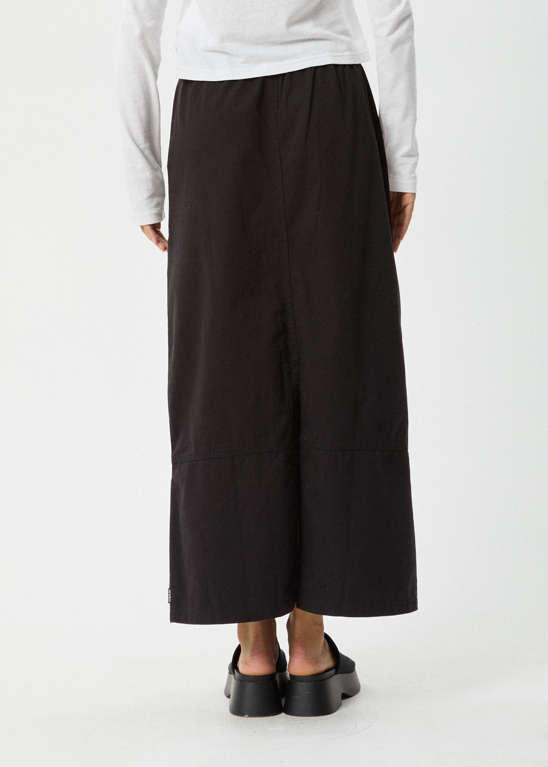 AFENDS Womens Fuji - Maxi Skirt - Black 