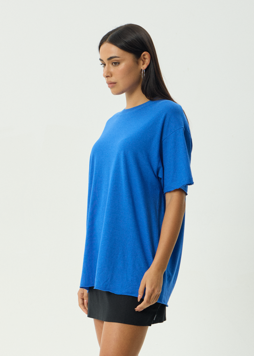 AFENDS Womens Slay - Oversized Tee - Marina
