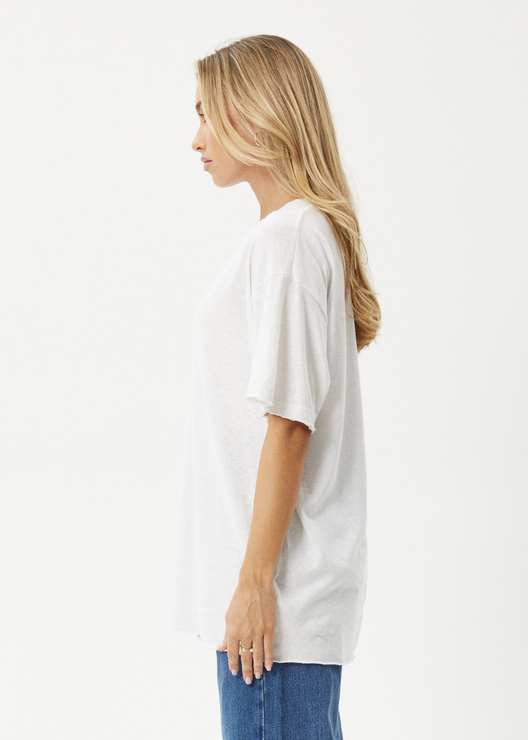 AFENDS Womens Slay - Oversized Tee - White 