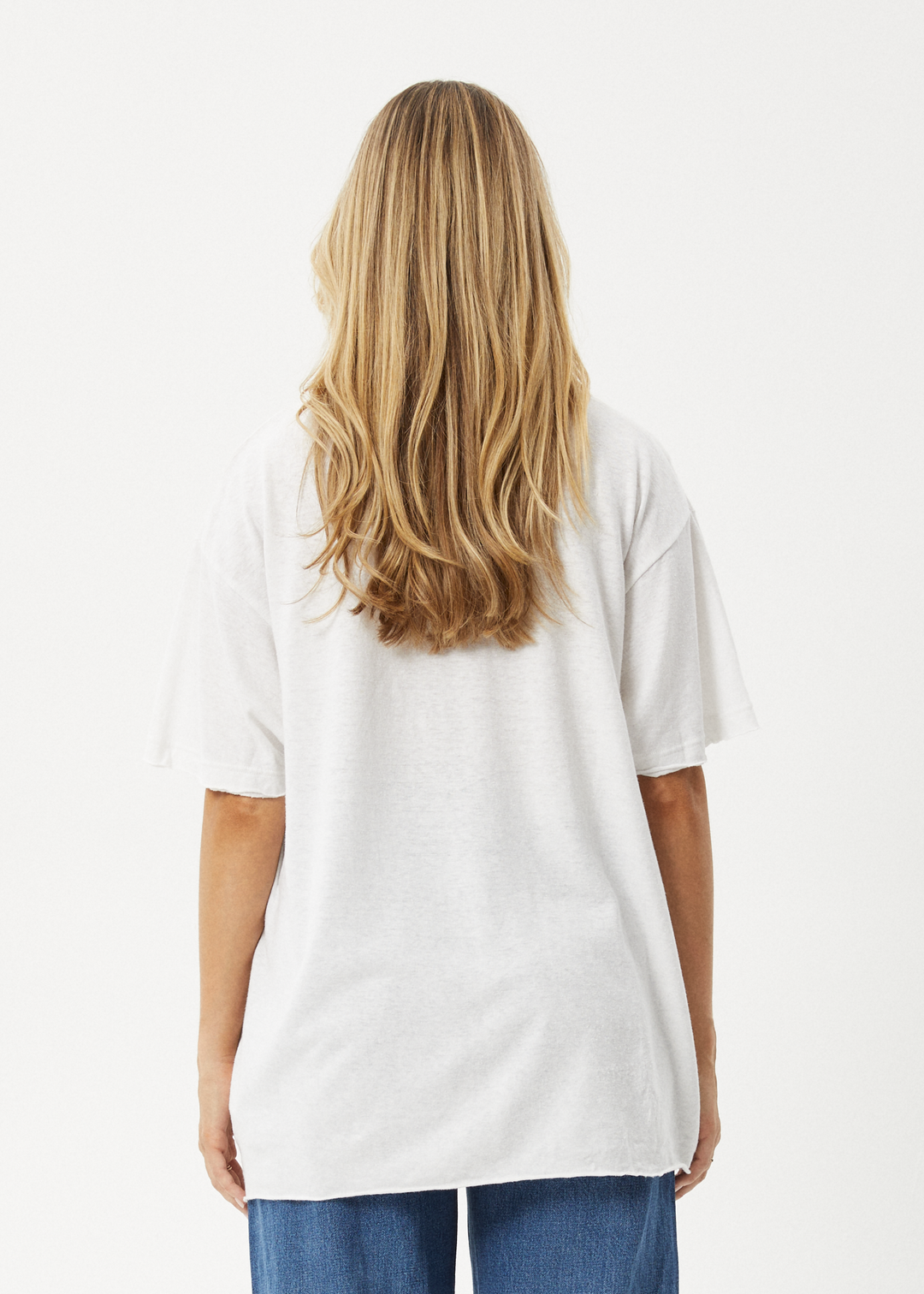 AFENDS Womens Slay - Oversized Tee - White 