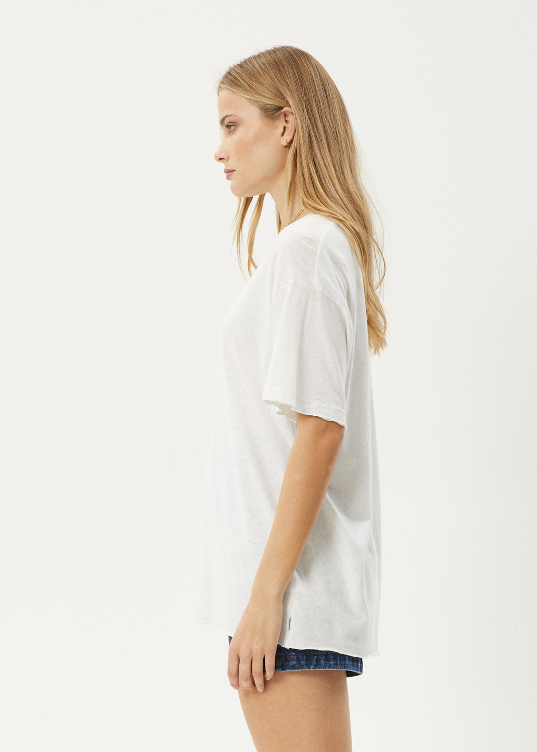 AFENDS Womens Slay - Oversized Tee - White 