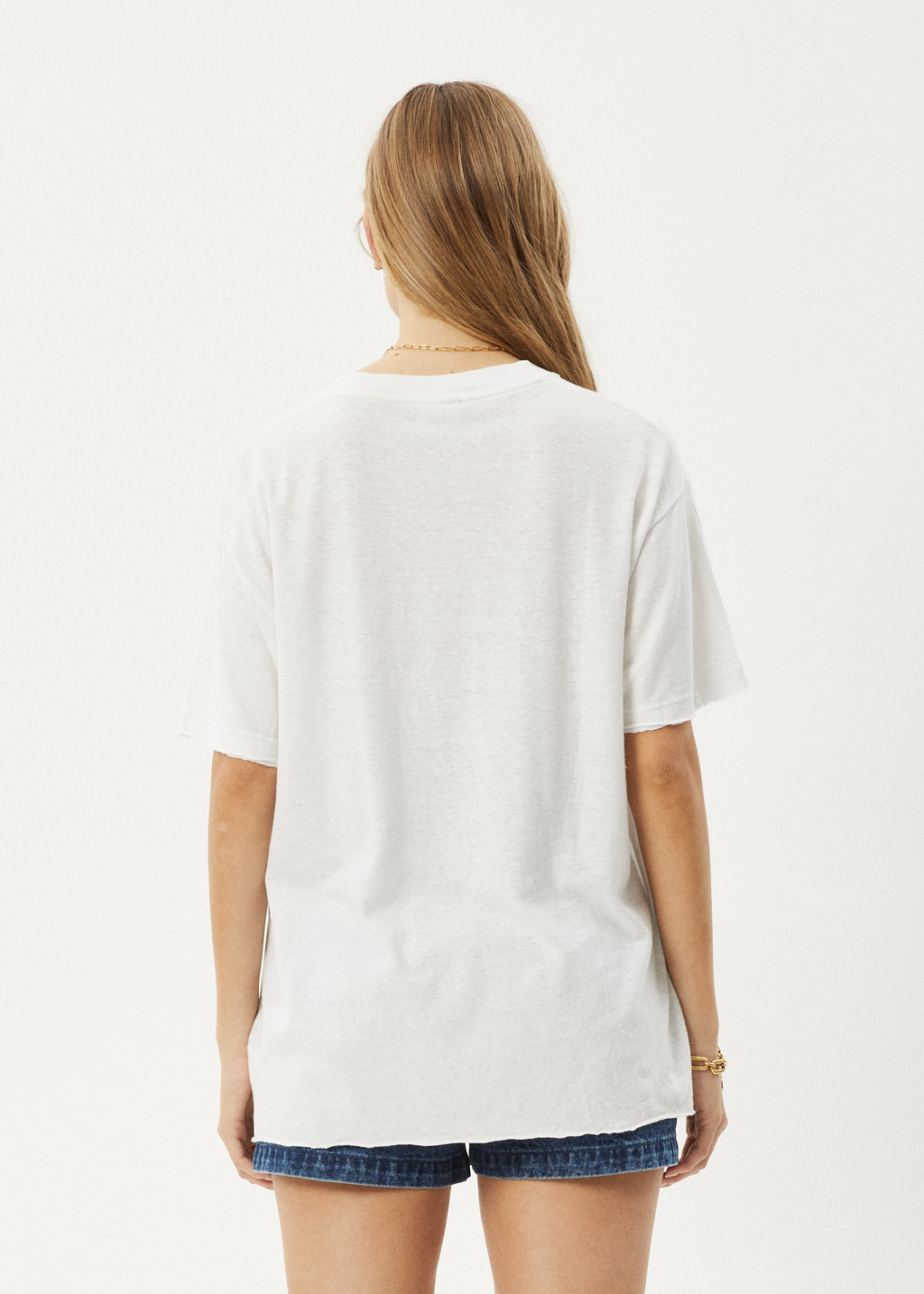 AFENDS Womens Slay - Oversized Tee - White