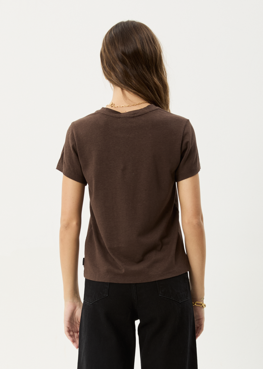 AFENDS Womens Eden - Regular Tee - Coffee