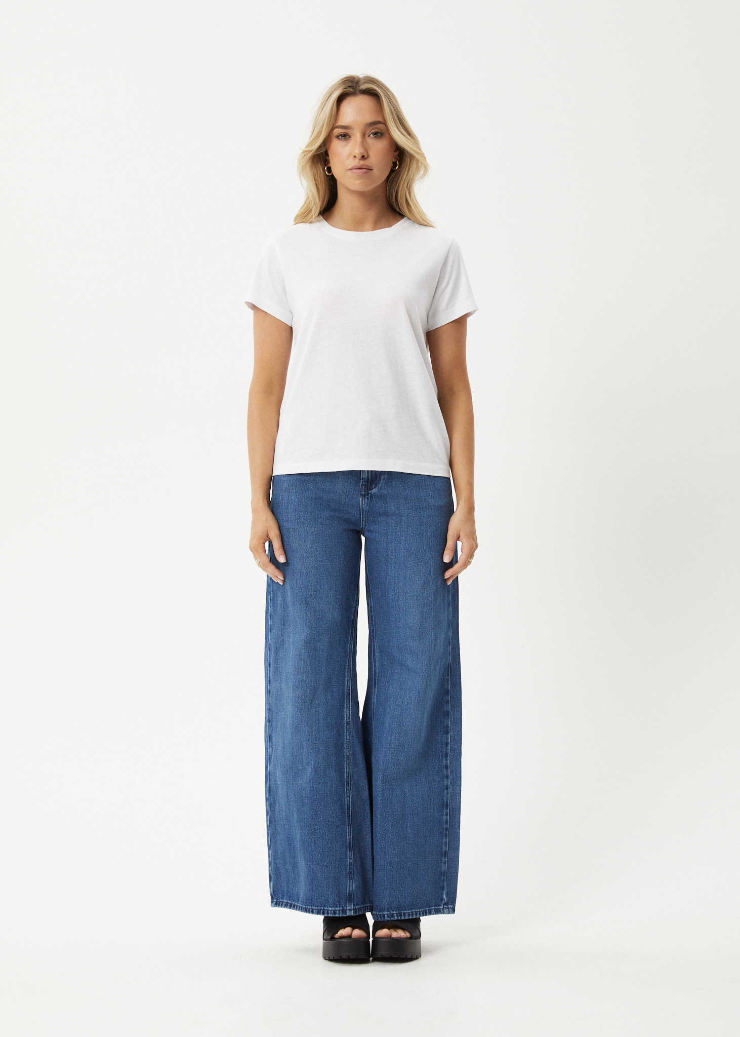 AFENDS Womens Eden - Regular Tee - White