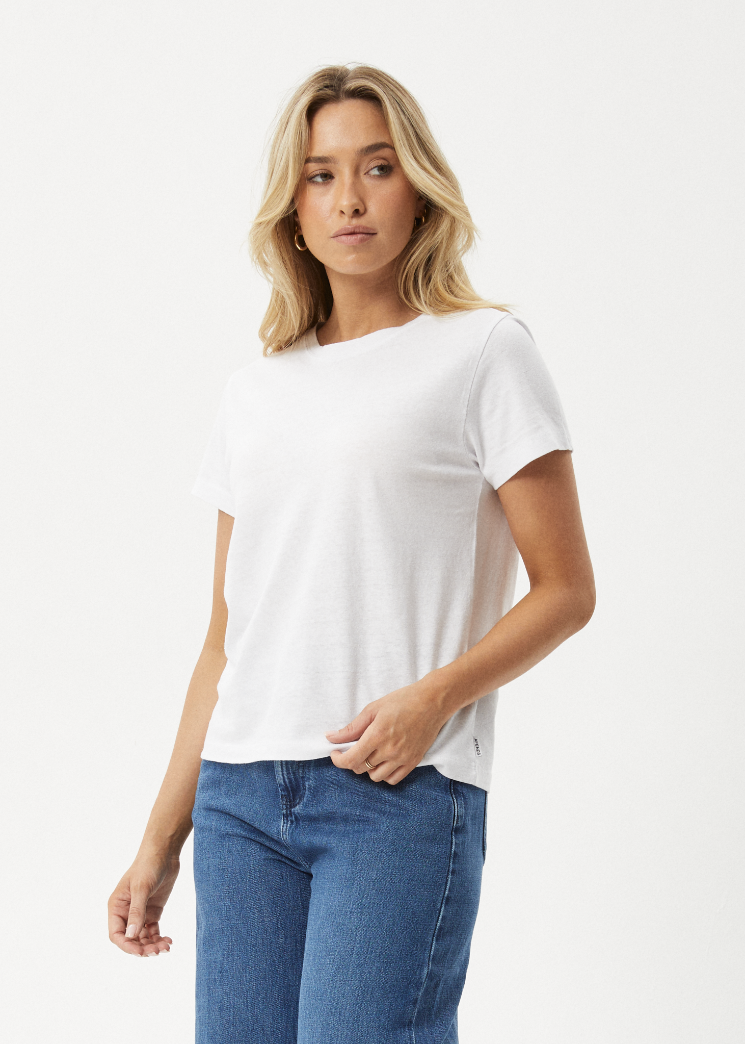 AFENDS Womens Eden - Regular Tee - White
