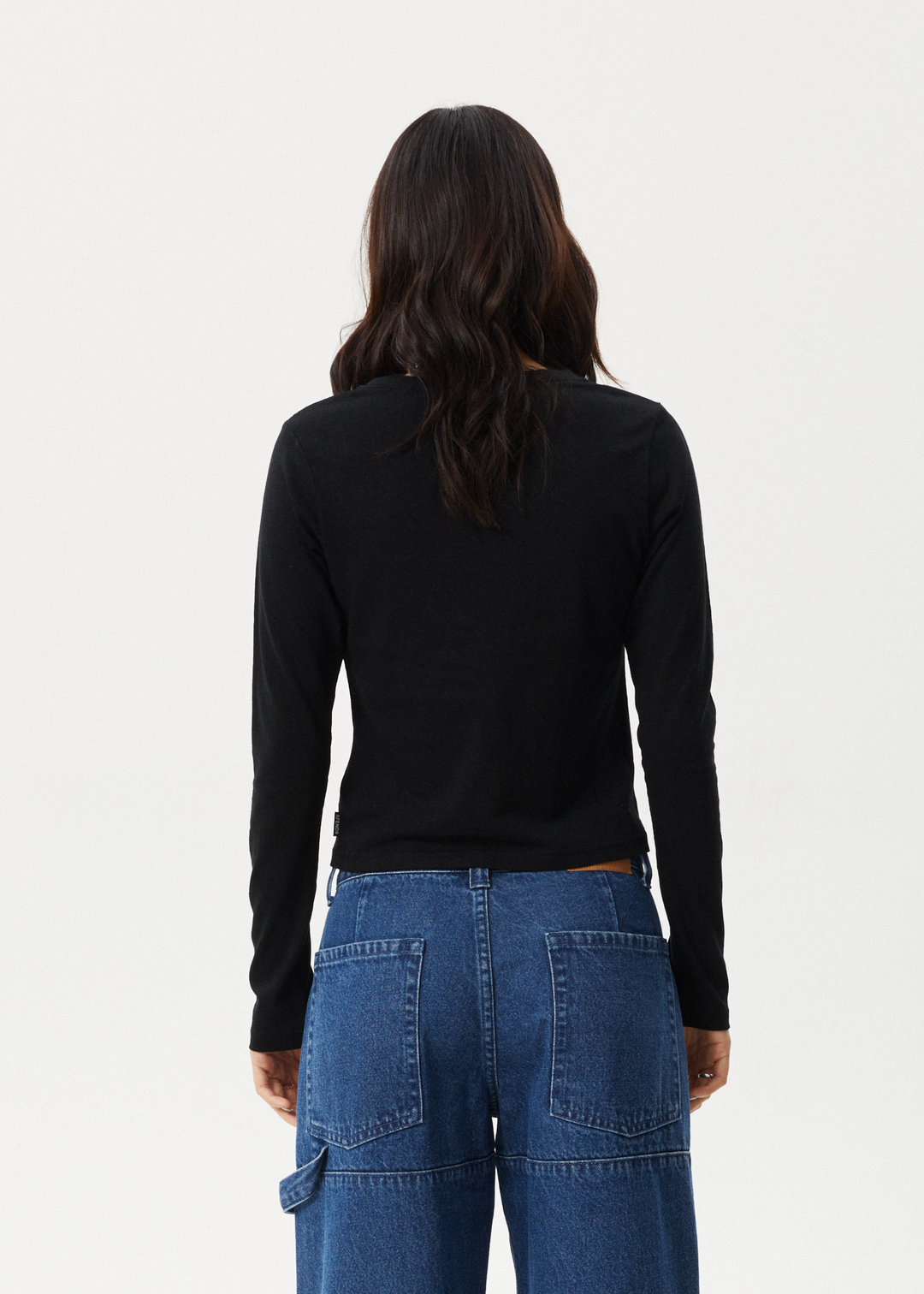 AFENDS Womens Elevate - Long Sleeve Tee - Black 