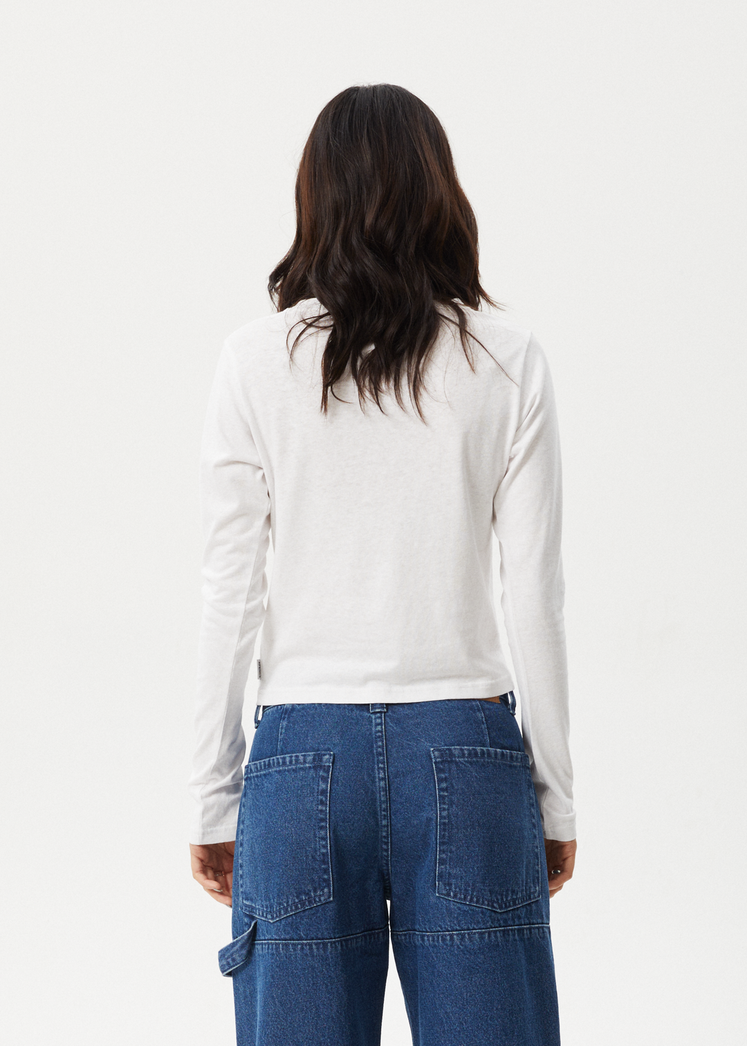 AFENDS Womens Elevate - Long Sleeve Tee - White 