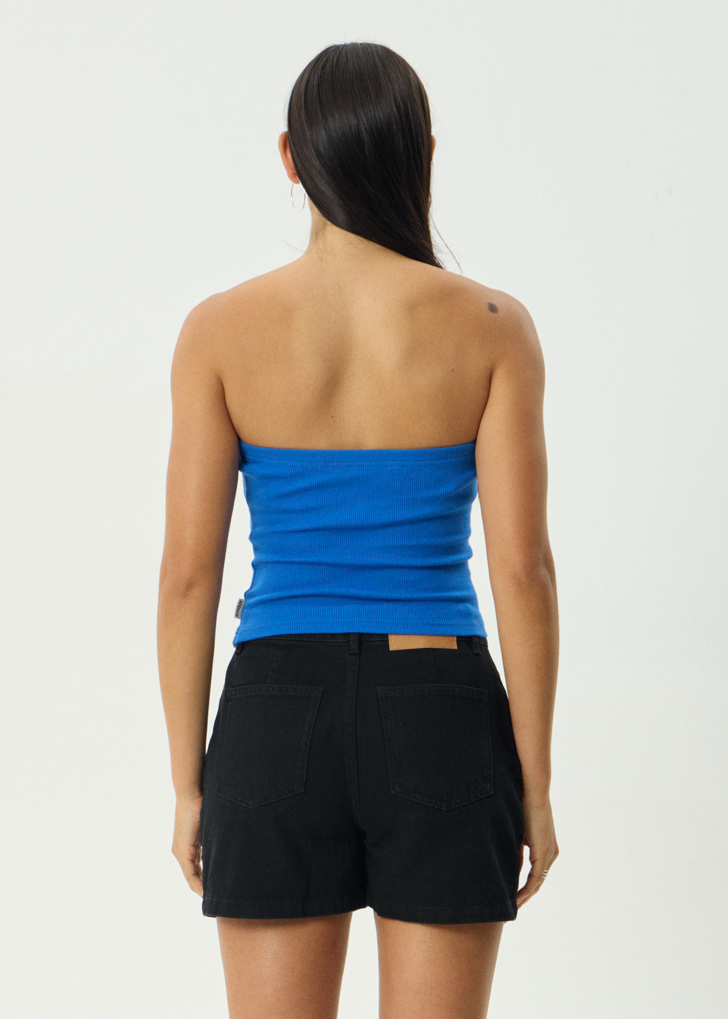 AFENDS Womens Jamie - Rib Tube Top - Marina