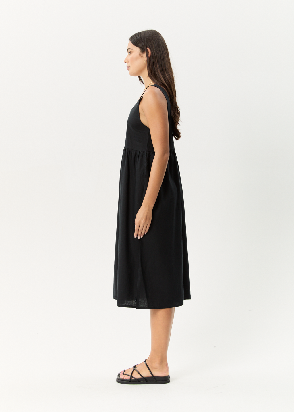 AFENDS Womens Jesse - Midi Dress - Black