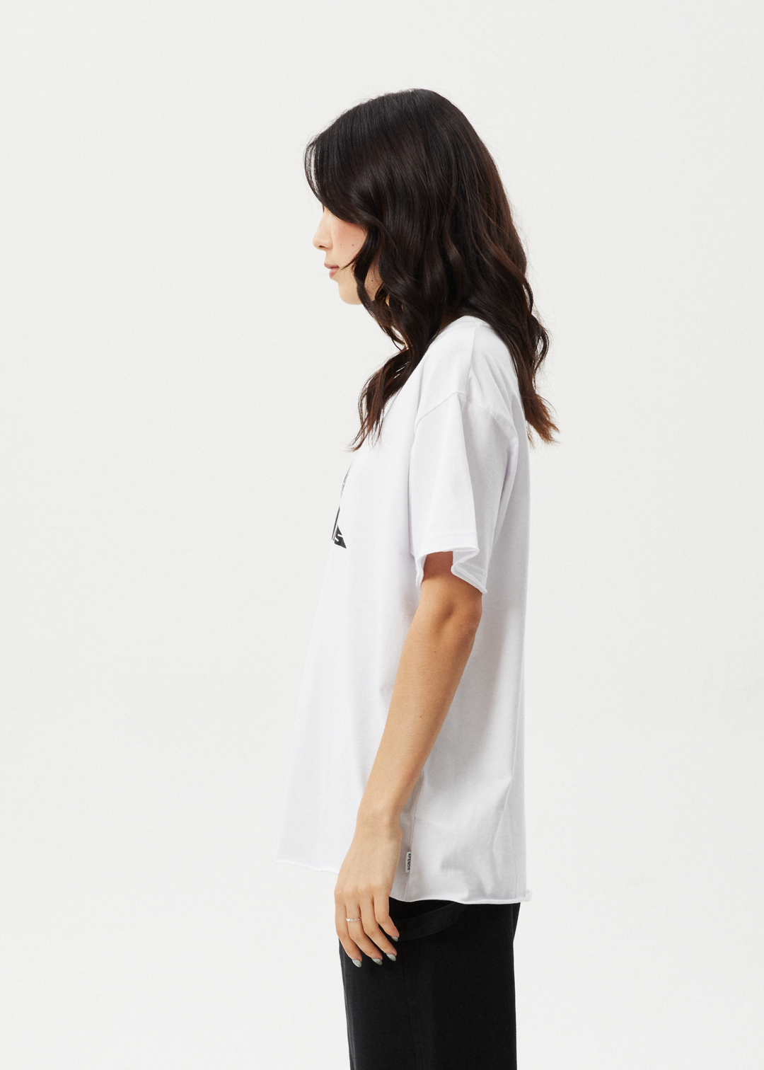 AFENDS Womens Nova - Oversized Tee - White 