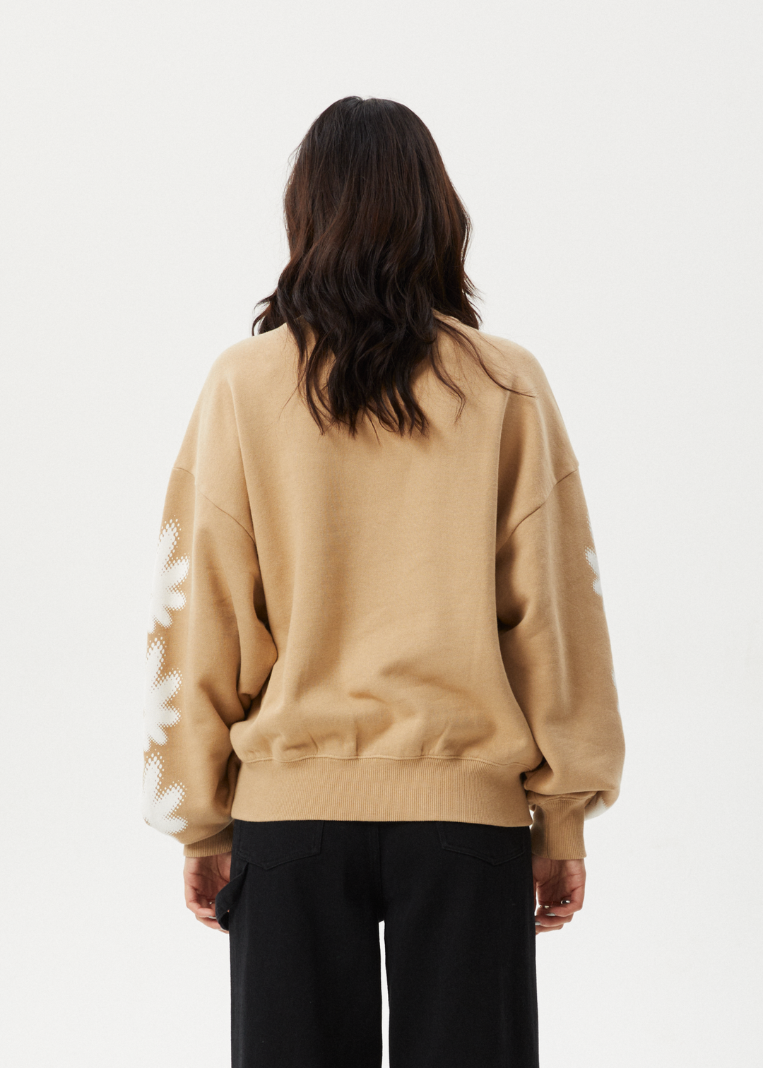 AFENDS Womens Petal - Crew Neck - Tan 