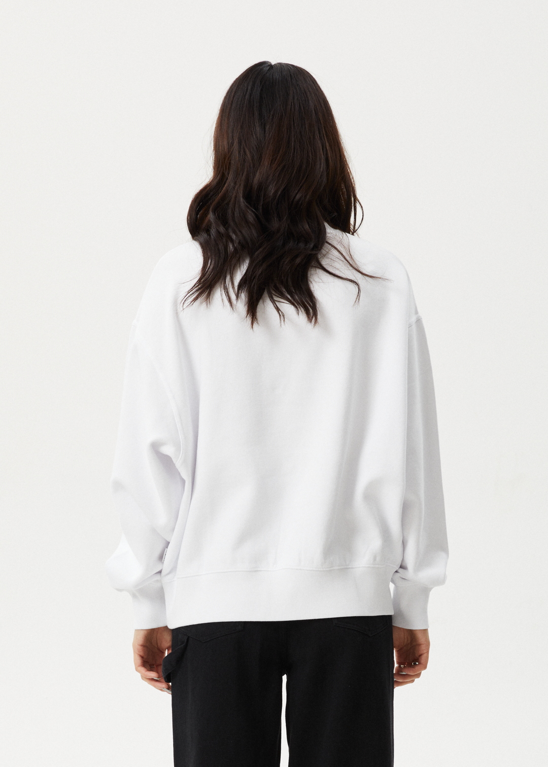 AFENDS Womens Bloom - Crew Neck - White 