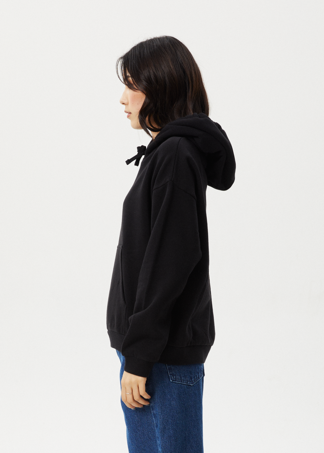 AFENDS Womens Burning - Pull On Hood - Black 