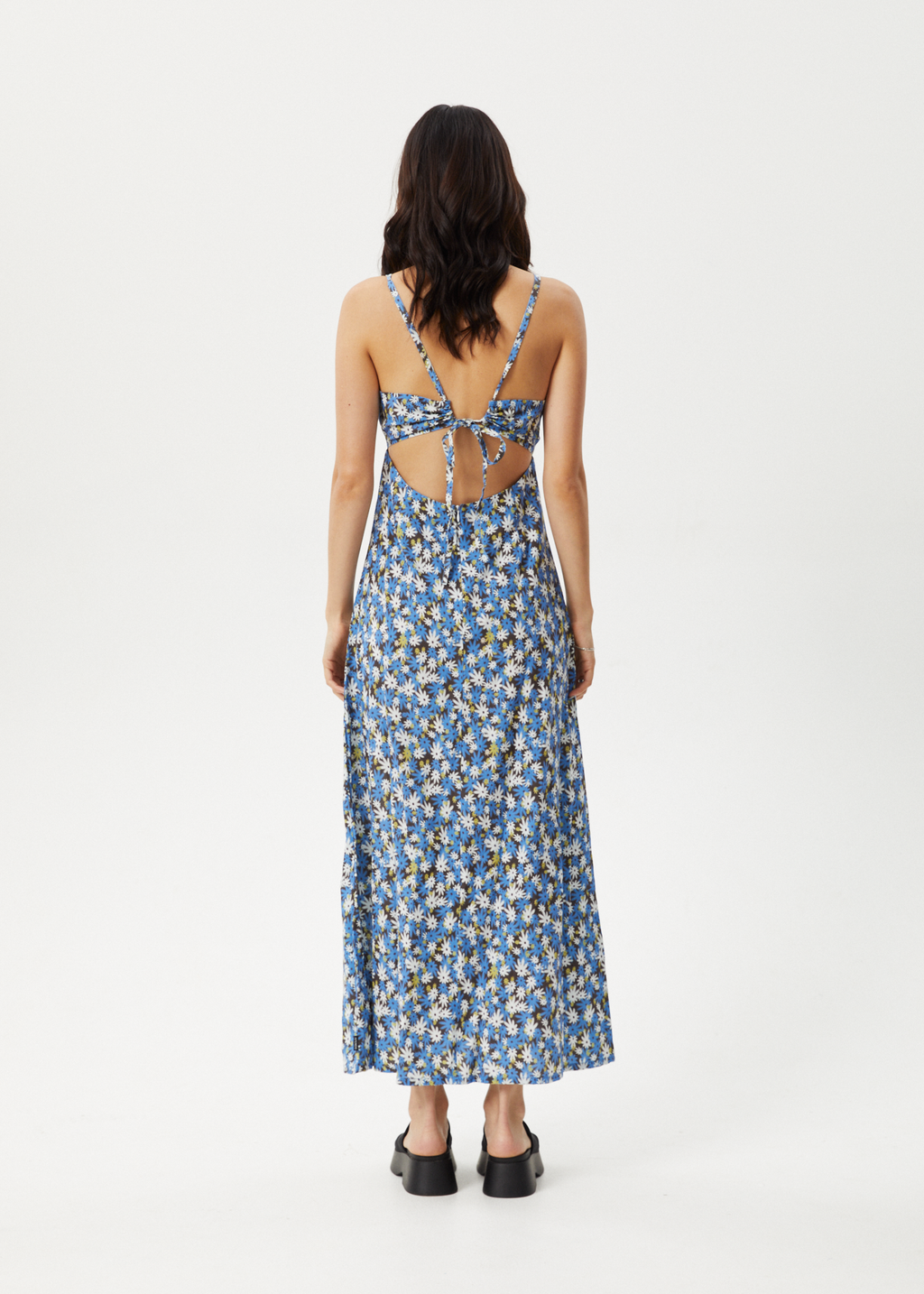 AFENDS Womens Petal - Maxi Dress - Lake Floral 