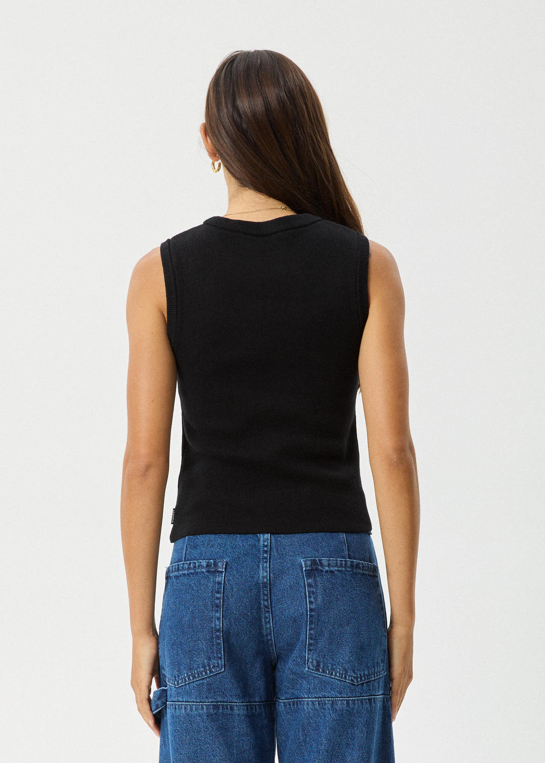 AFENDS Womens Capulet - Knit Tank - Black 