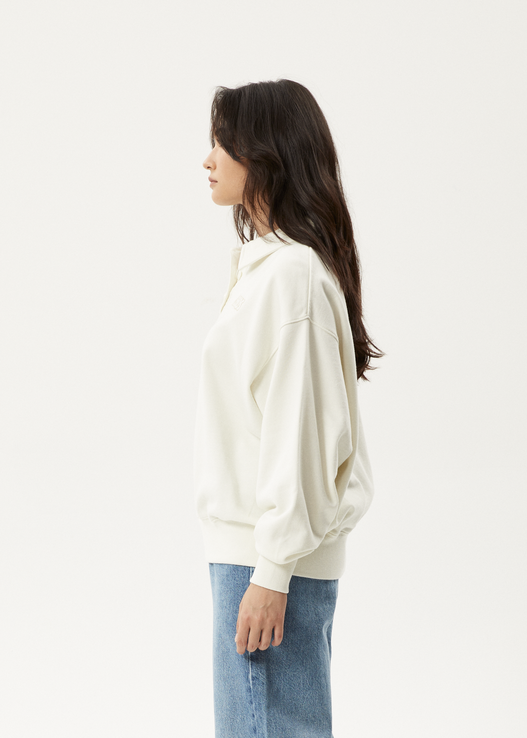 AFENDS Womens Ellie - Sweatshirt - Off White 