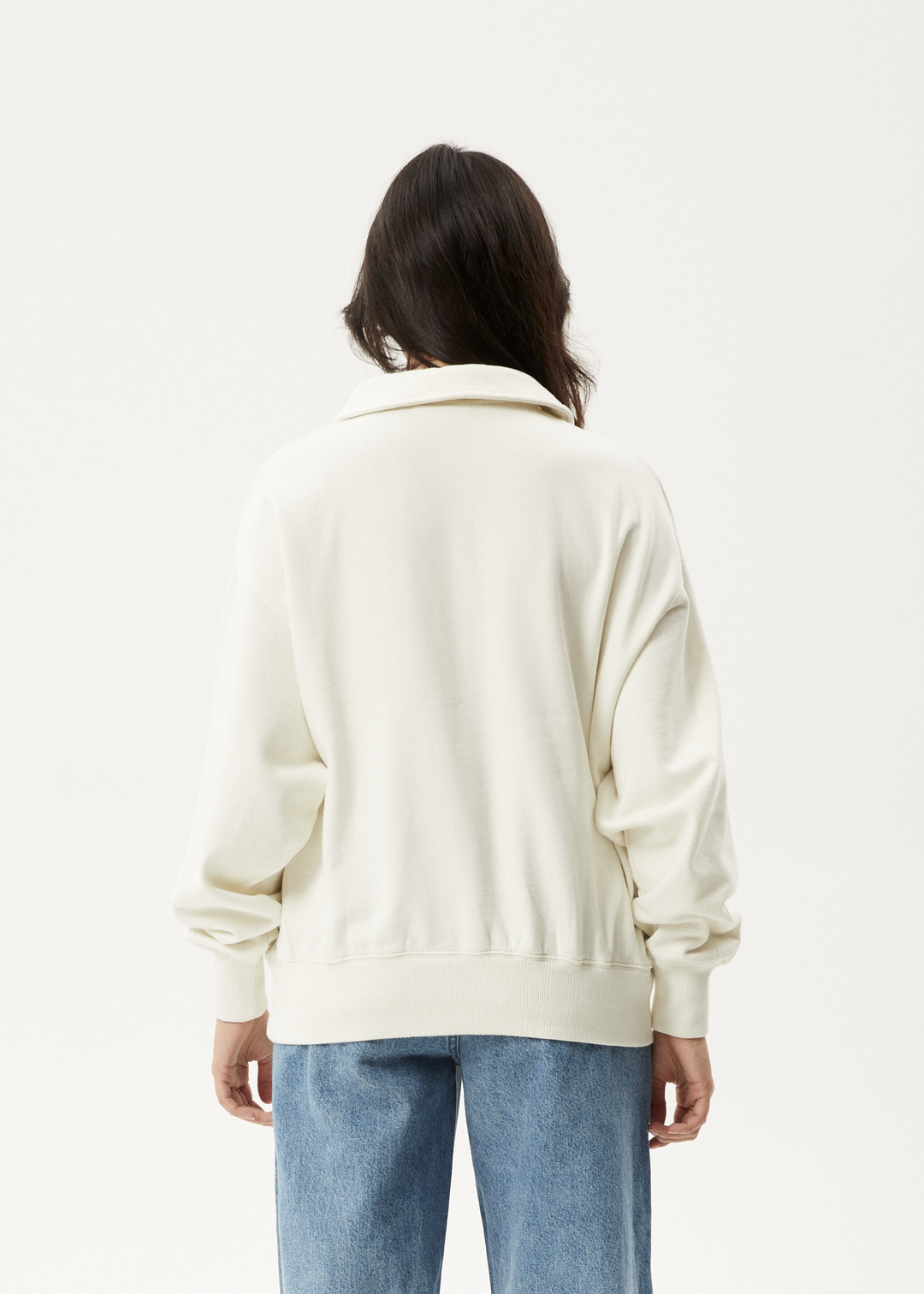 AFENDS Womens Ellie - Sweatshirt - Off White 