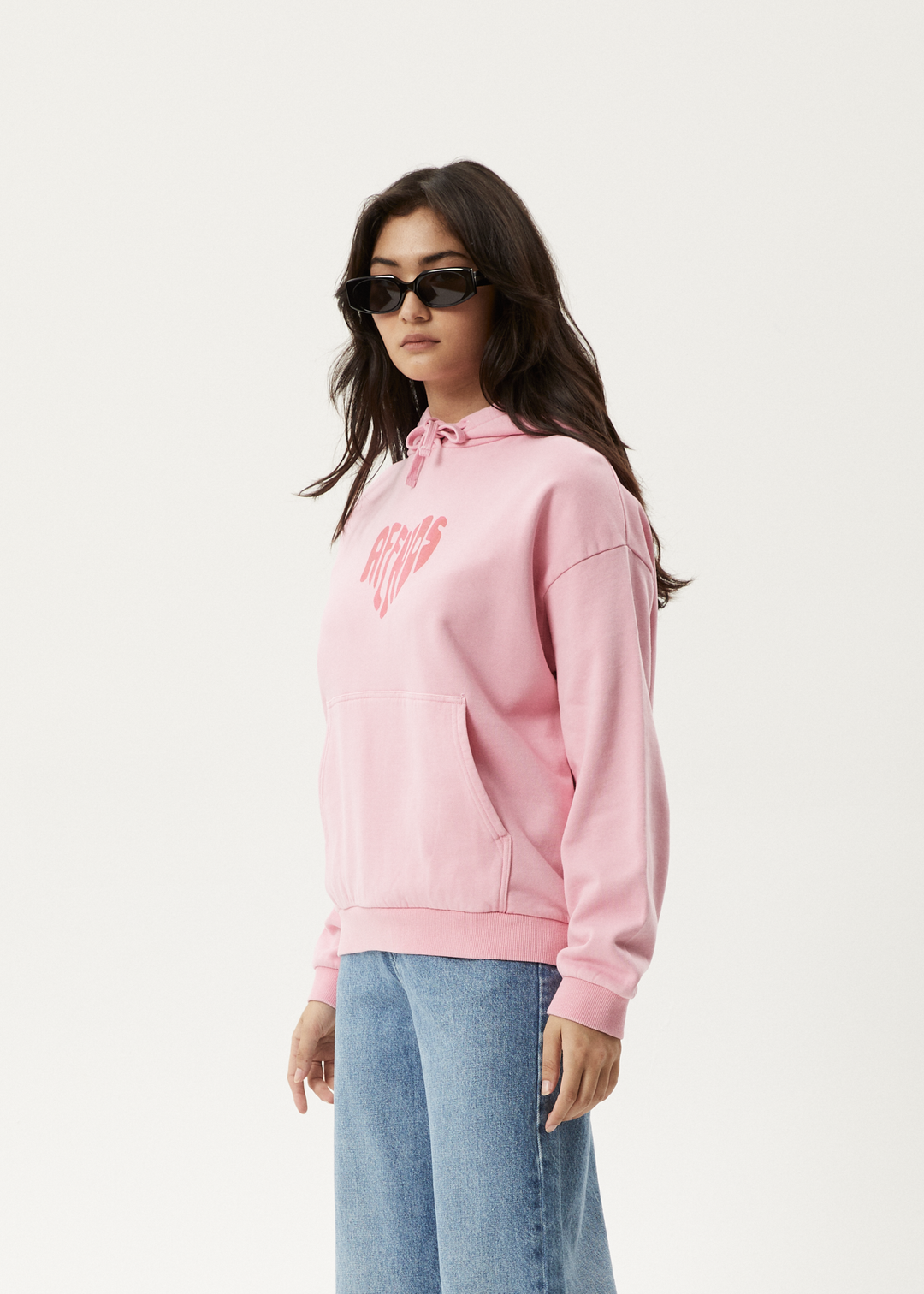 AFENDS Womens Mara - Pull On Hood - Powder Pink 