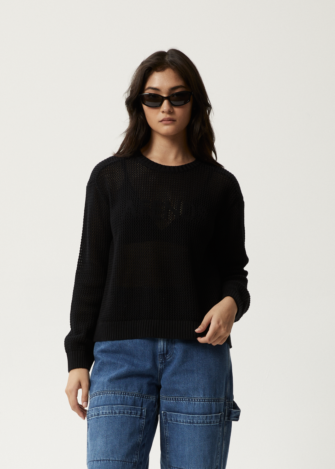 AFENDS Womens Ryder - Knit Jumper - Black 