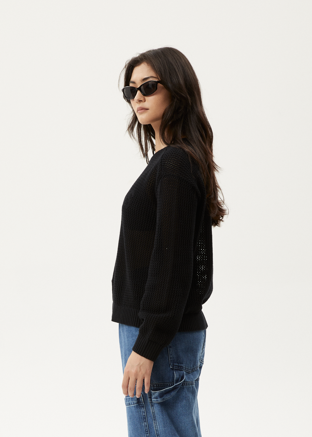 AFENDS Womens Ryder - Knit Jumper - Black 