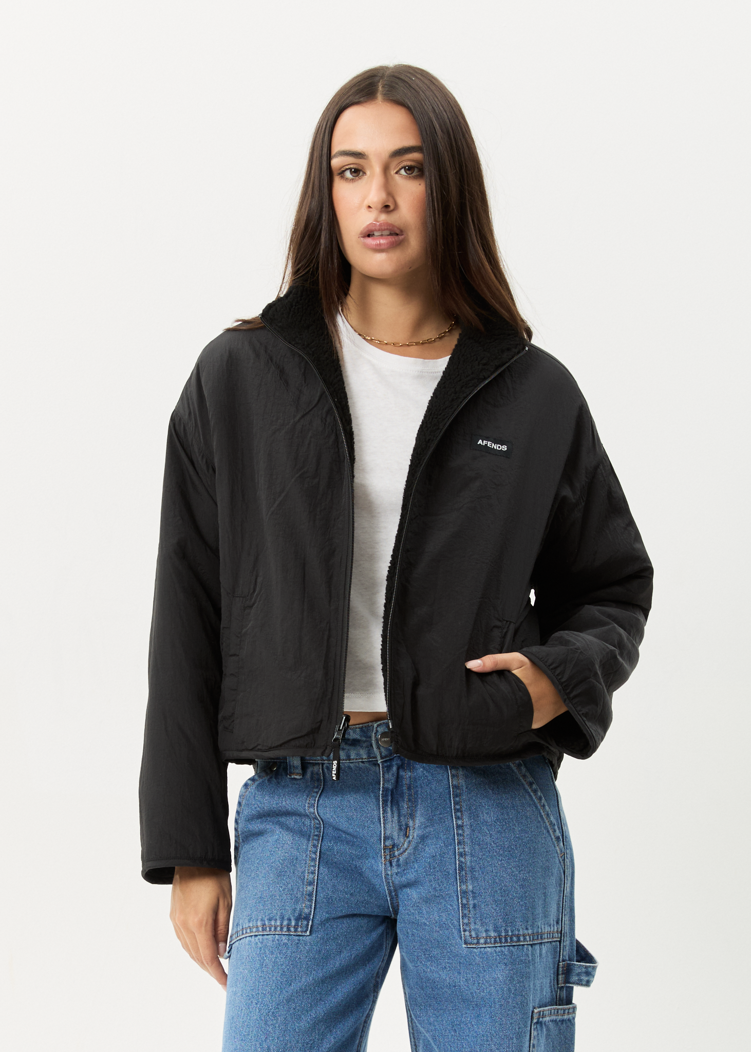 エンノイENNOY Polartec Fleece Jacket BLACK L 