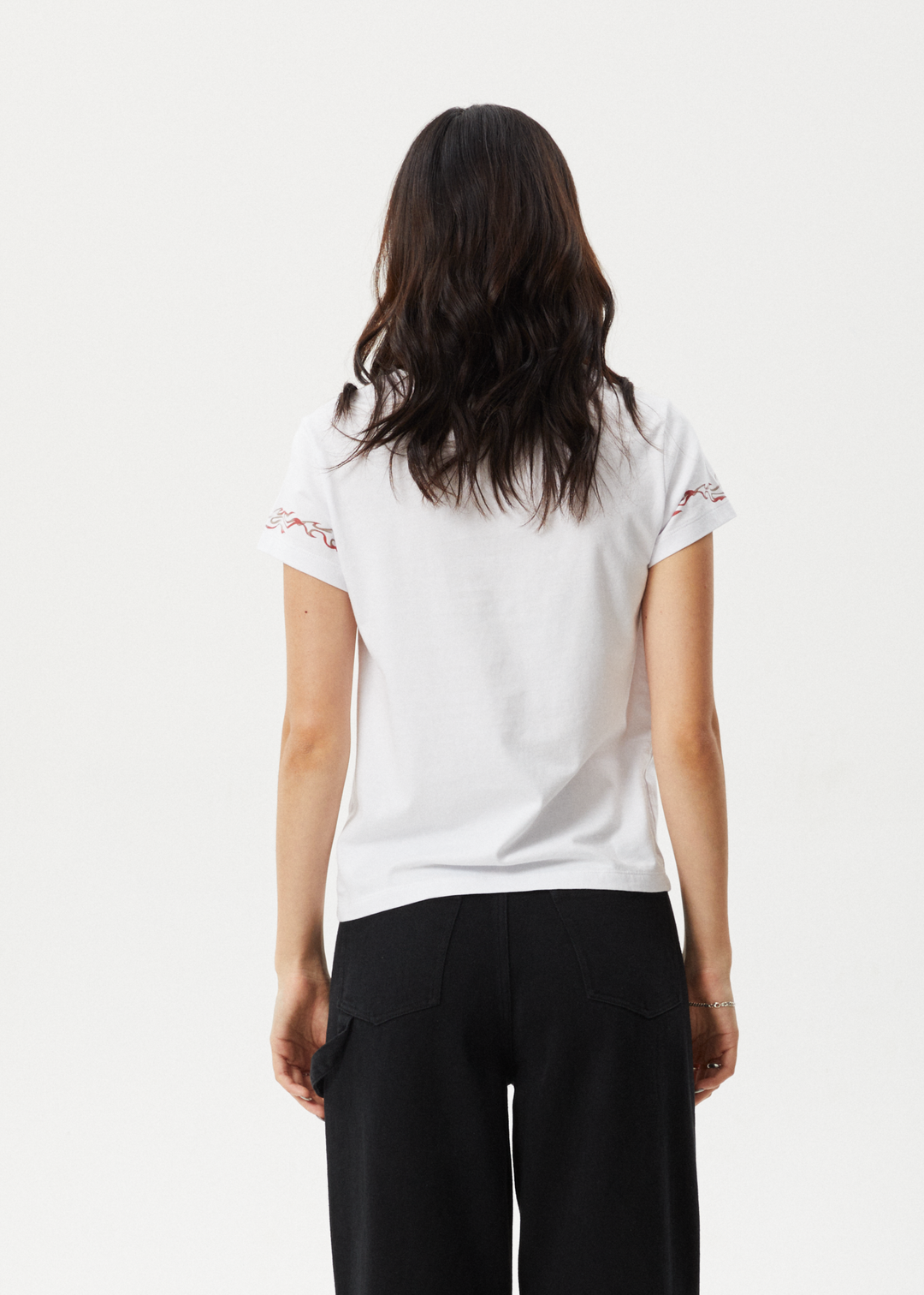 AFENDS Womens Scorched - Regular Tee - White 