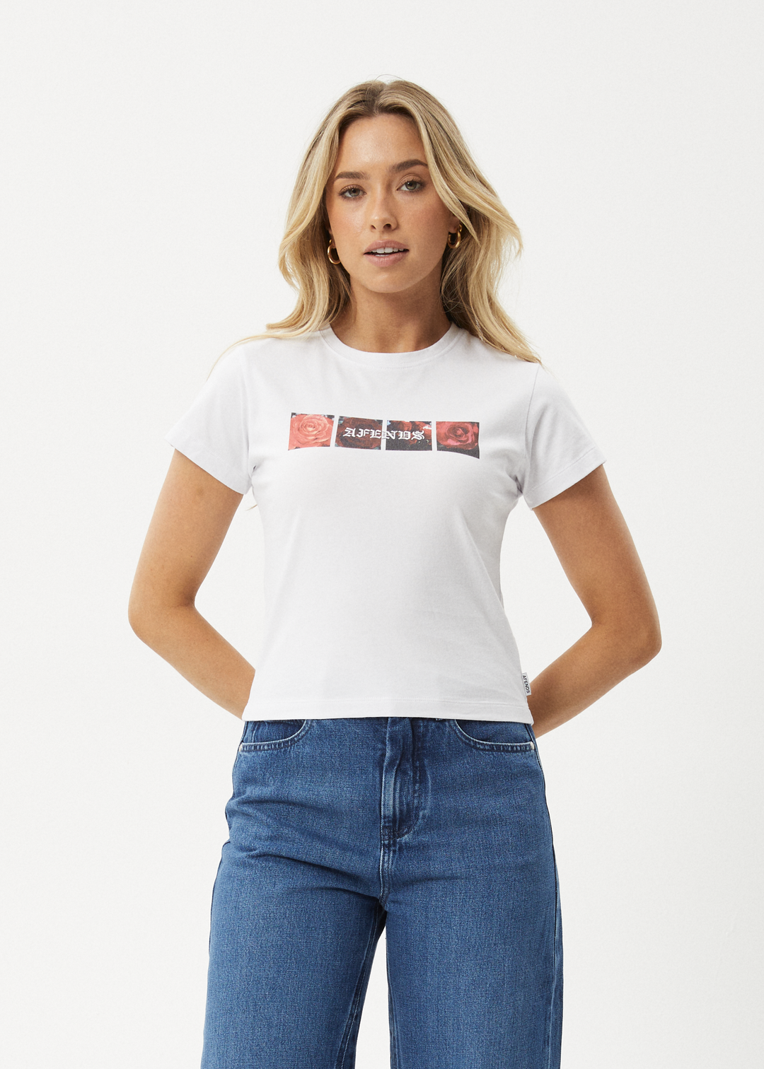 AFENDS Womens Florence - Baby Tee - White 