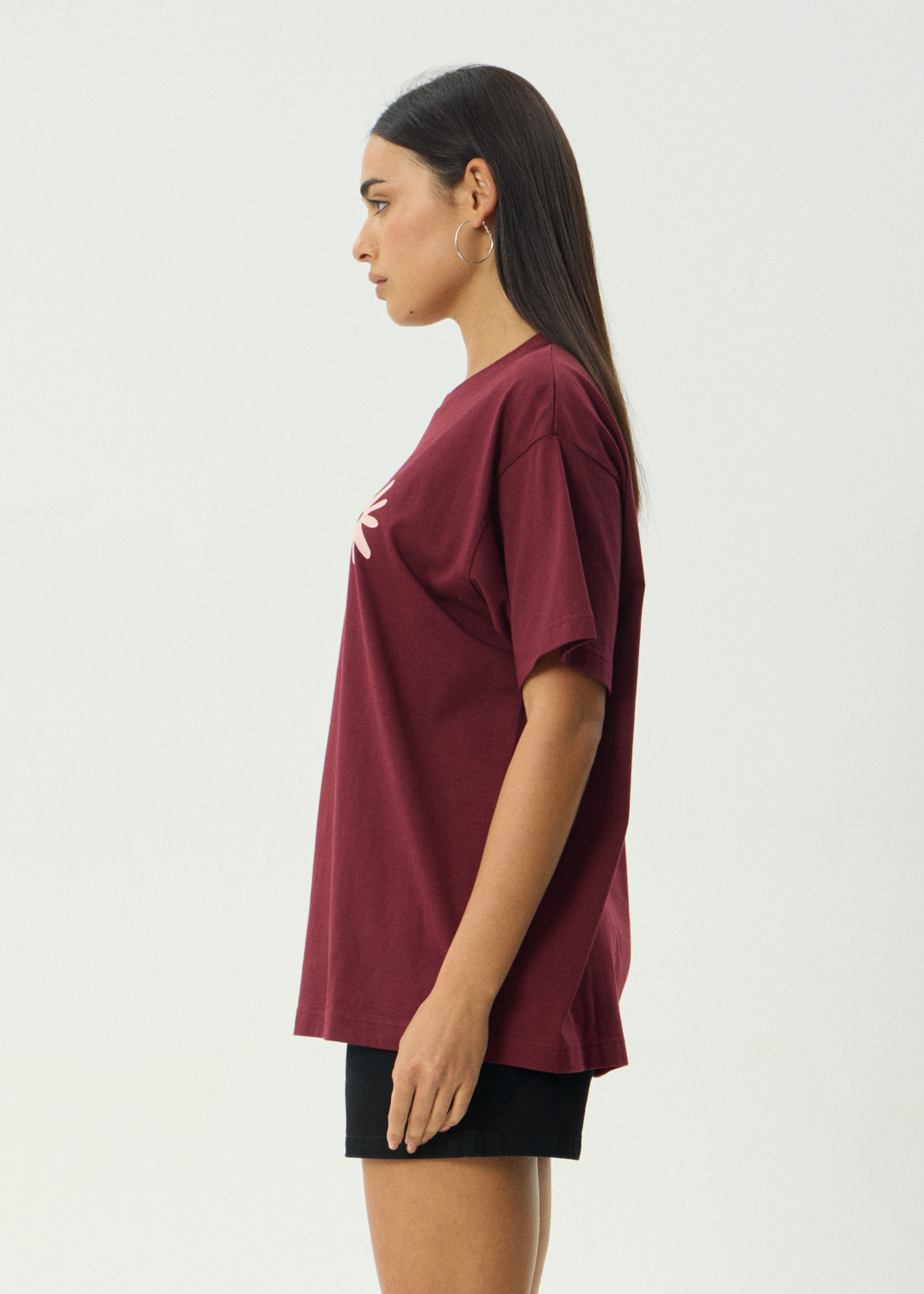 AFENDS Womens Adi - Oversized Tee - Port