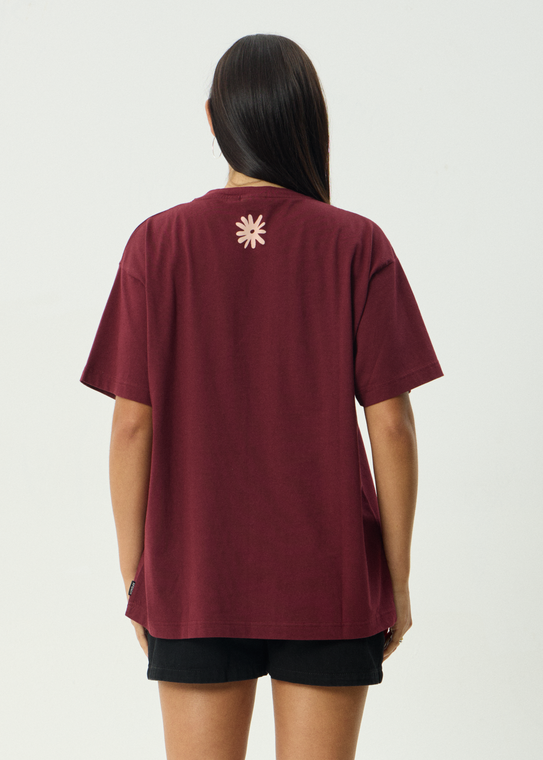 AFENDS Womens Adi - Oversized Tee - Port