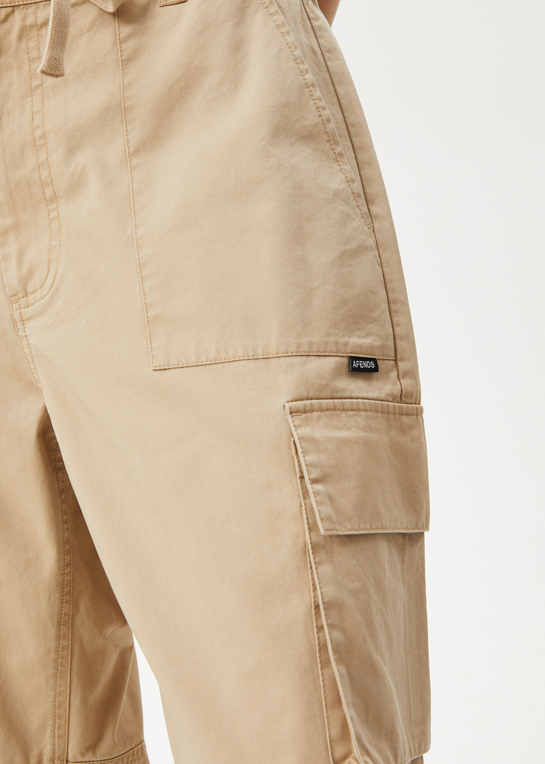 AFENDS Womens Apprentice - Cargo Pants - Taupe 