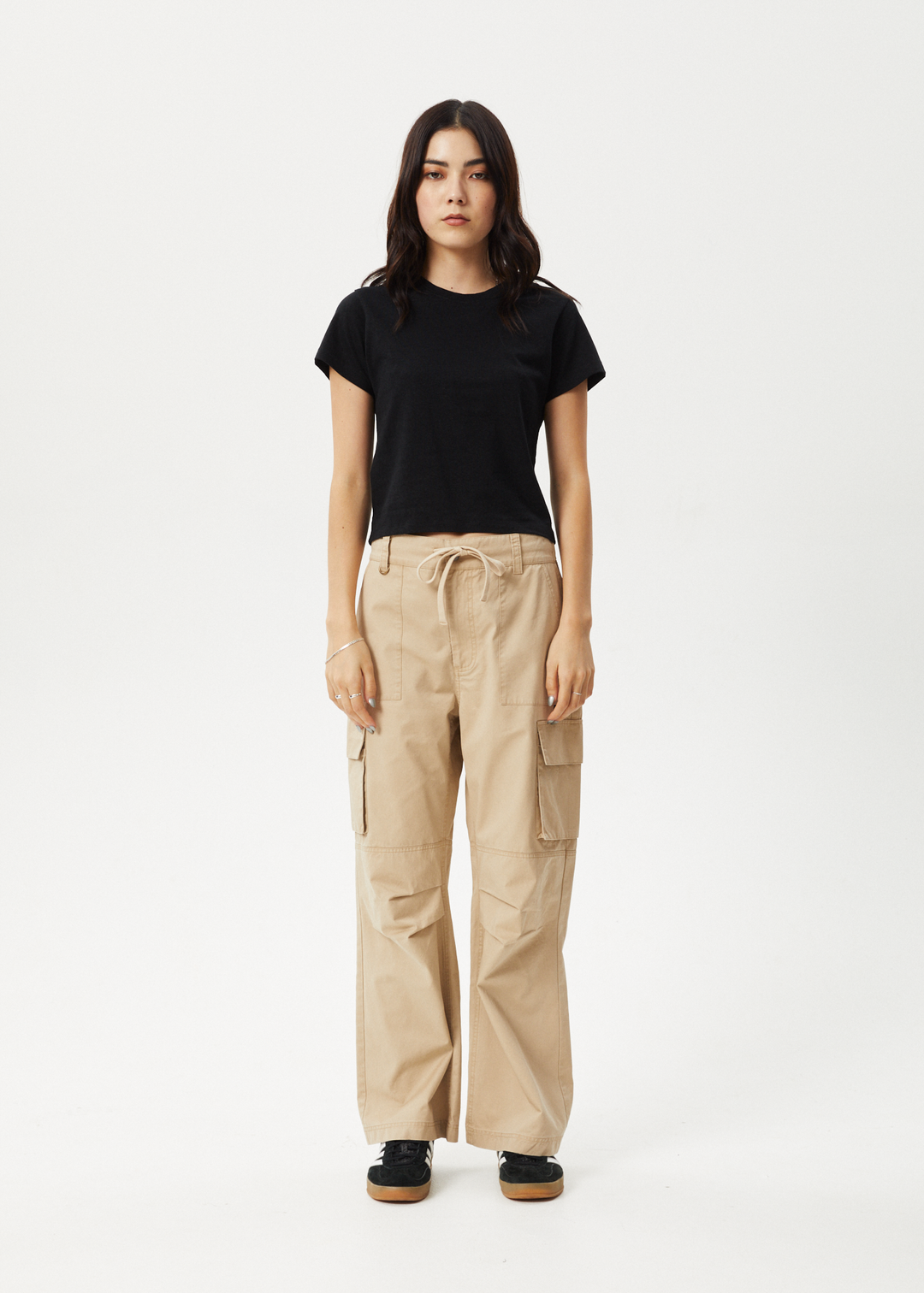 AFENDS Womens Apprentice - Cargo Pants - Taupe 