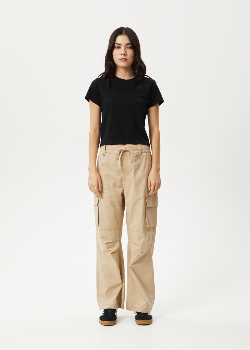 AFENDS Womens Apprentice - Cargo Pants - Taupe
