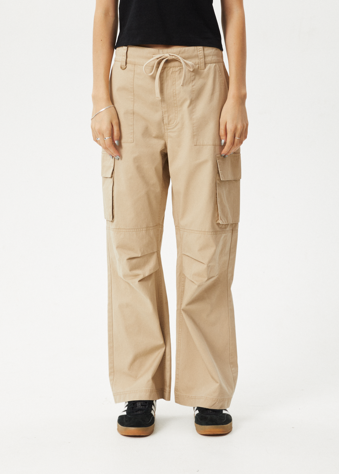 AFENDS Womens Apprentice - Cargo Pants - Taupe 