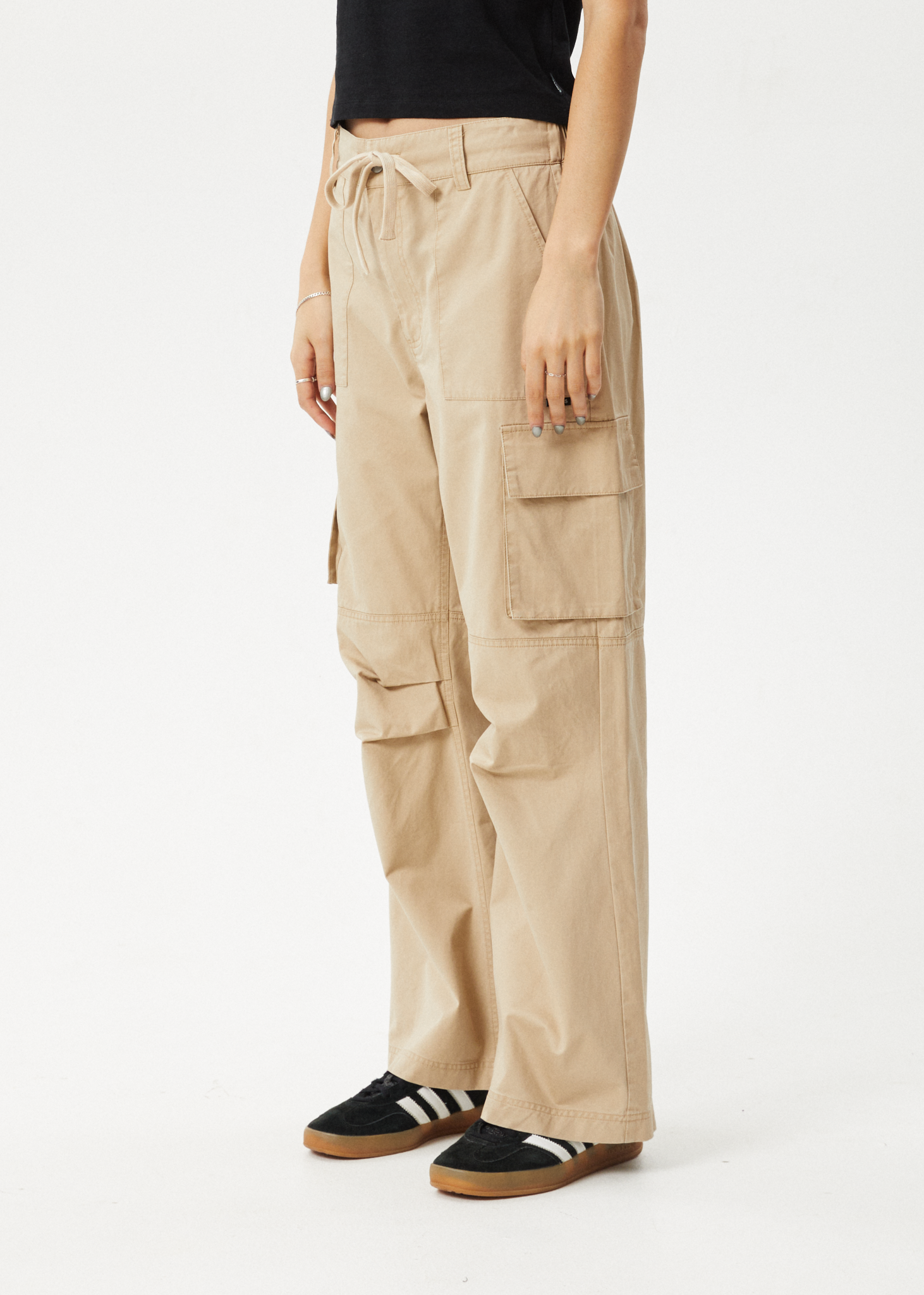 AFENDS Womens Apprentice - Cargo Pant - Taupe