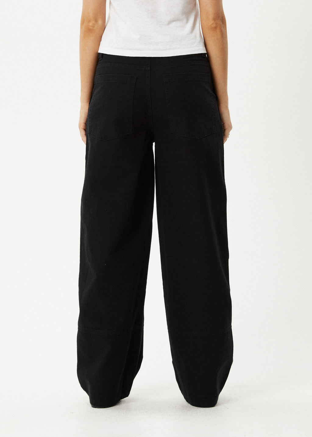 AFENDS Womens Maverick - Canvas Pant - Black