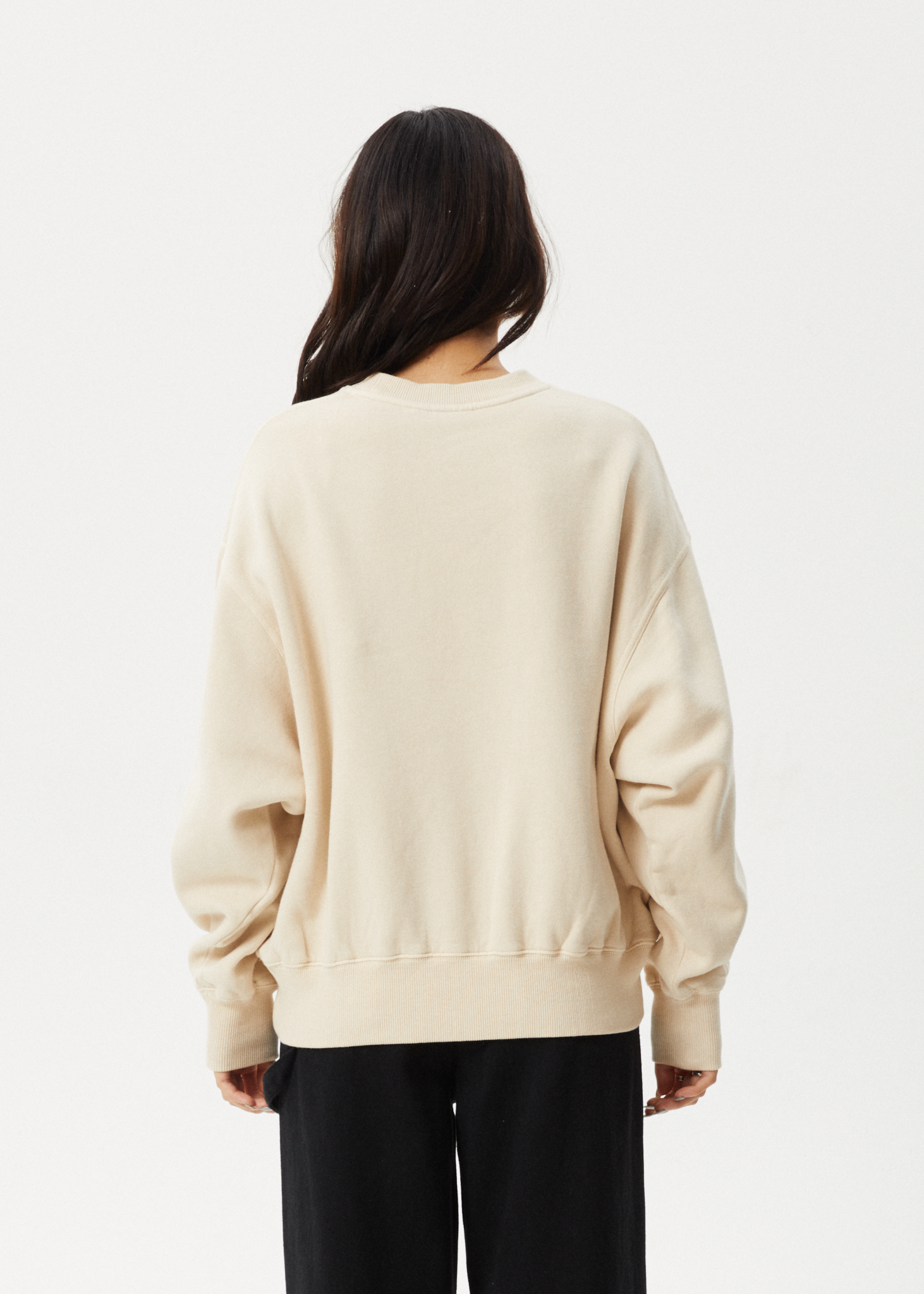 AFENDS Womens Scorpio - Crew Neck Jumper - Sand