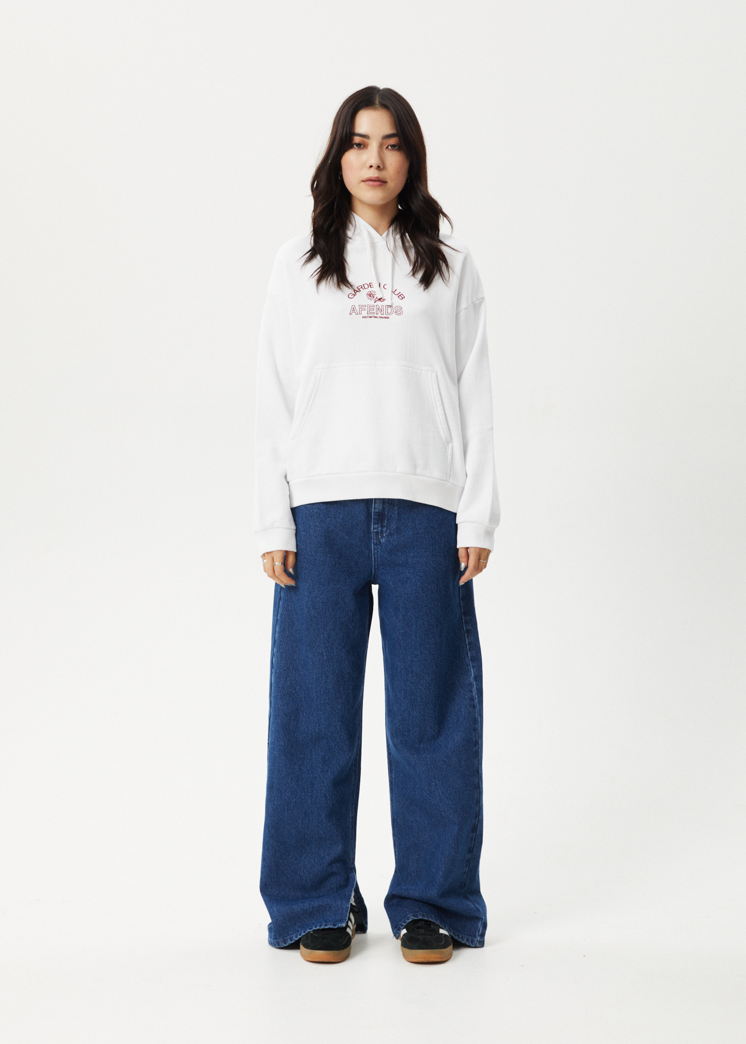 AFENDS Womens Cultivate - Hoodie - White