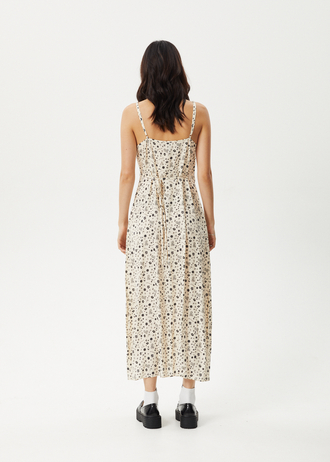 AFENDS Womens Rooney - Maxi Dress - Sesame 