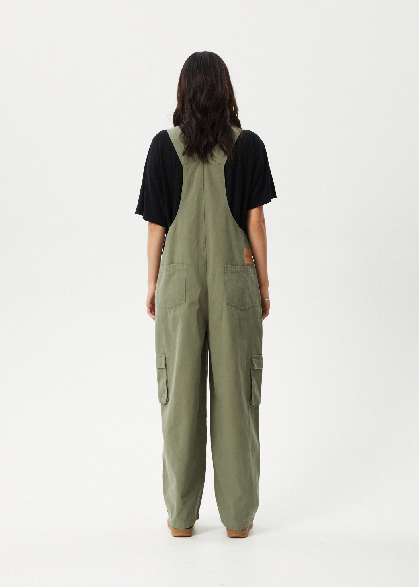 AFENDS Womens Fraser - Utility Overall - Olive