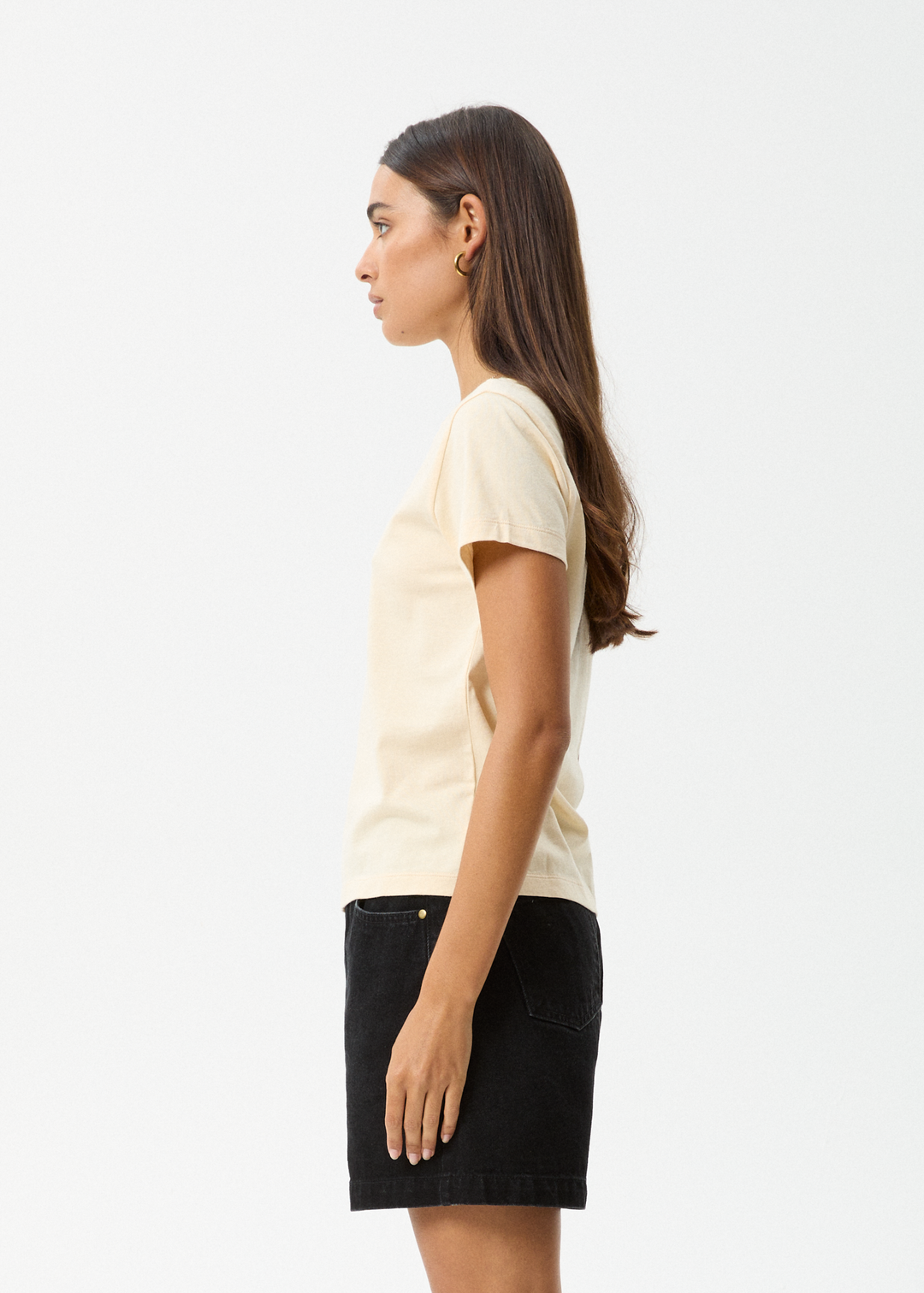 AFENDS Womens Heidi - Regular Tee - Sand 