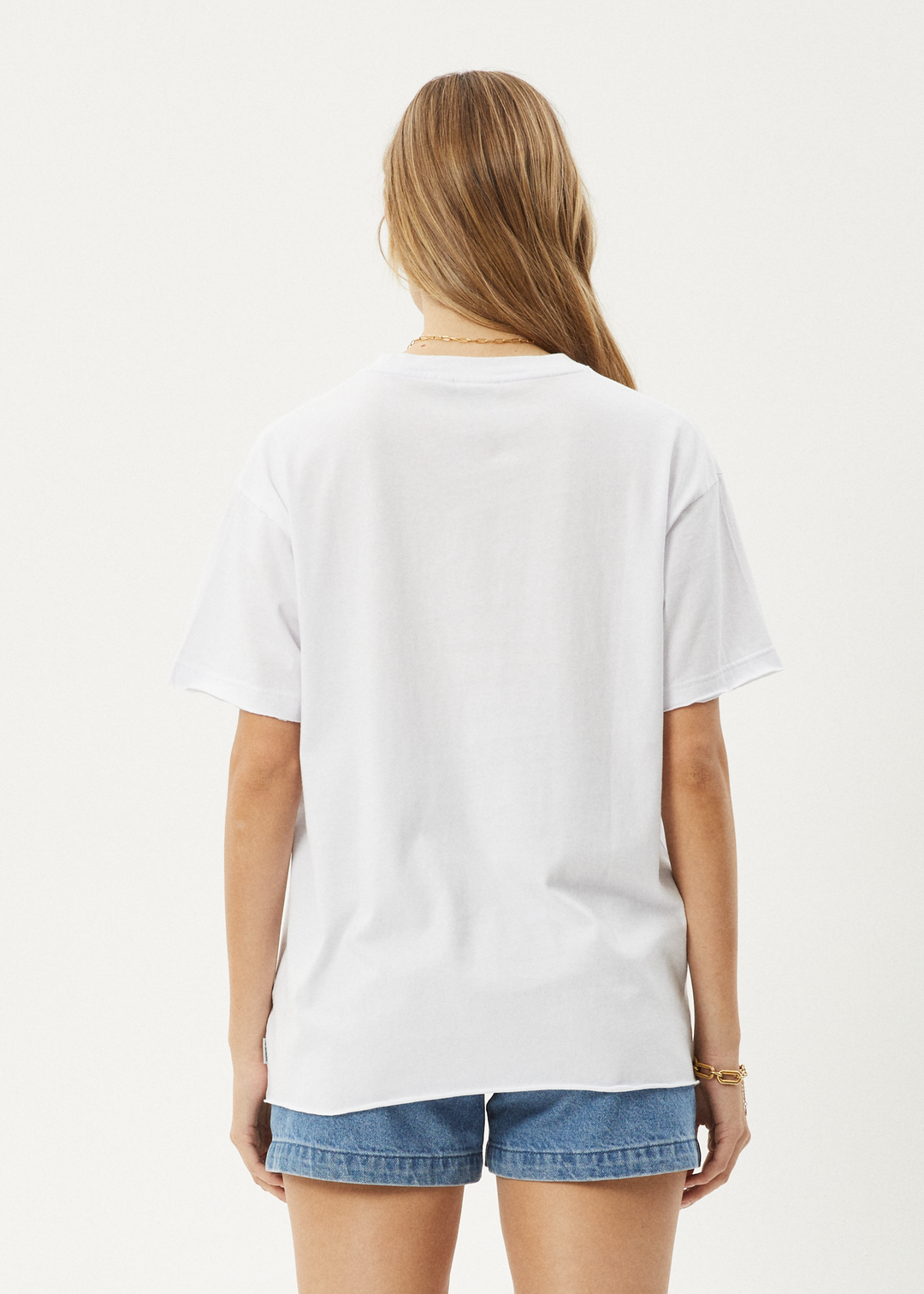 AFENDS Womens Sunny - Oversized Tee - White 