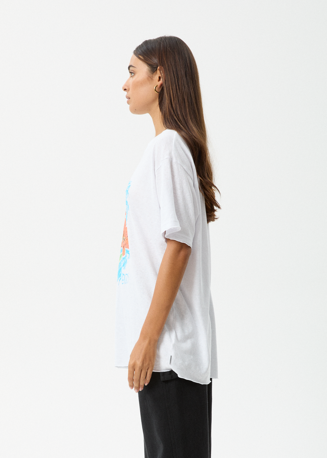 AFENDS Womens Still Life - Oversized Tee - White 