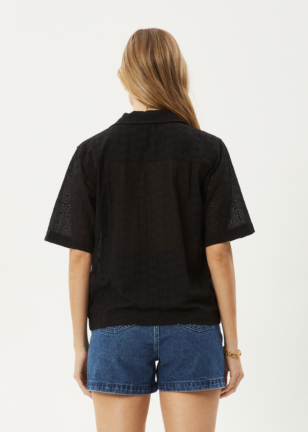 AFENDS Womens Marlow - Shirt - Black 