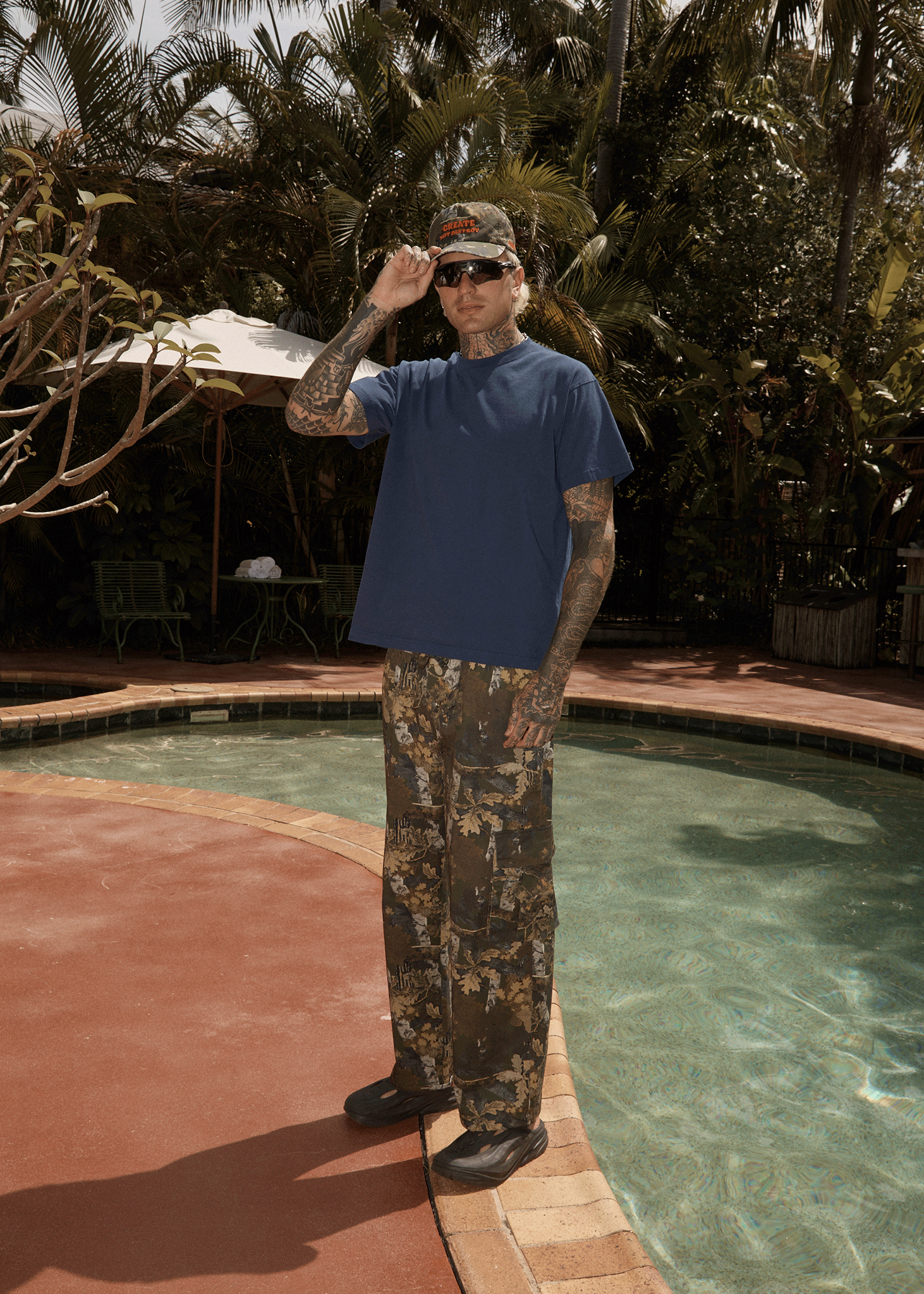 AFENDS Mens Atlas Find Me - Twill Cargo Pant - Find Me